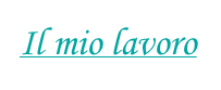 Il mio lavoro